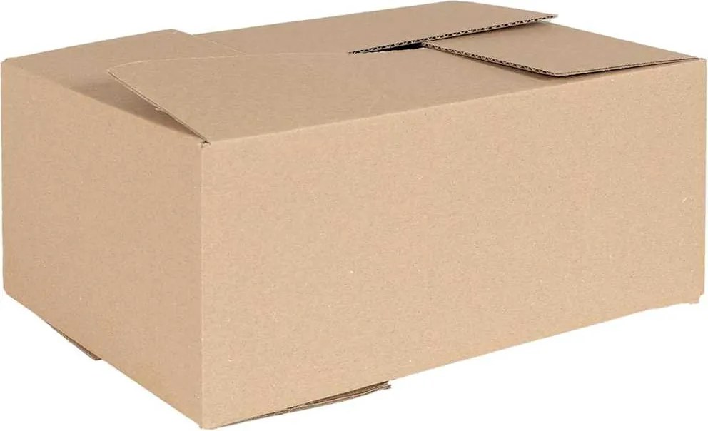vidaXL Hajtható doboz 50 pcs Természetes 35 x 24 x 15 cm Karton