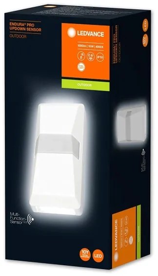 Ledvance - LED Kültéri fali lámpa érzékelővel UPDOWN LED/10W/230V IP55