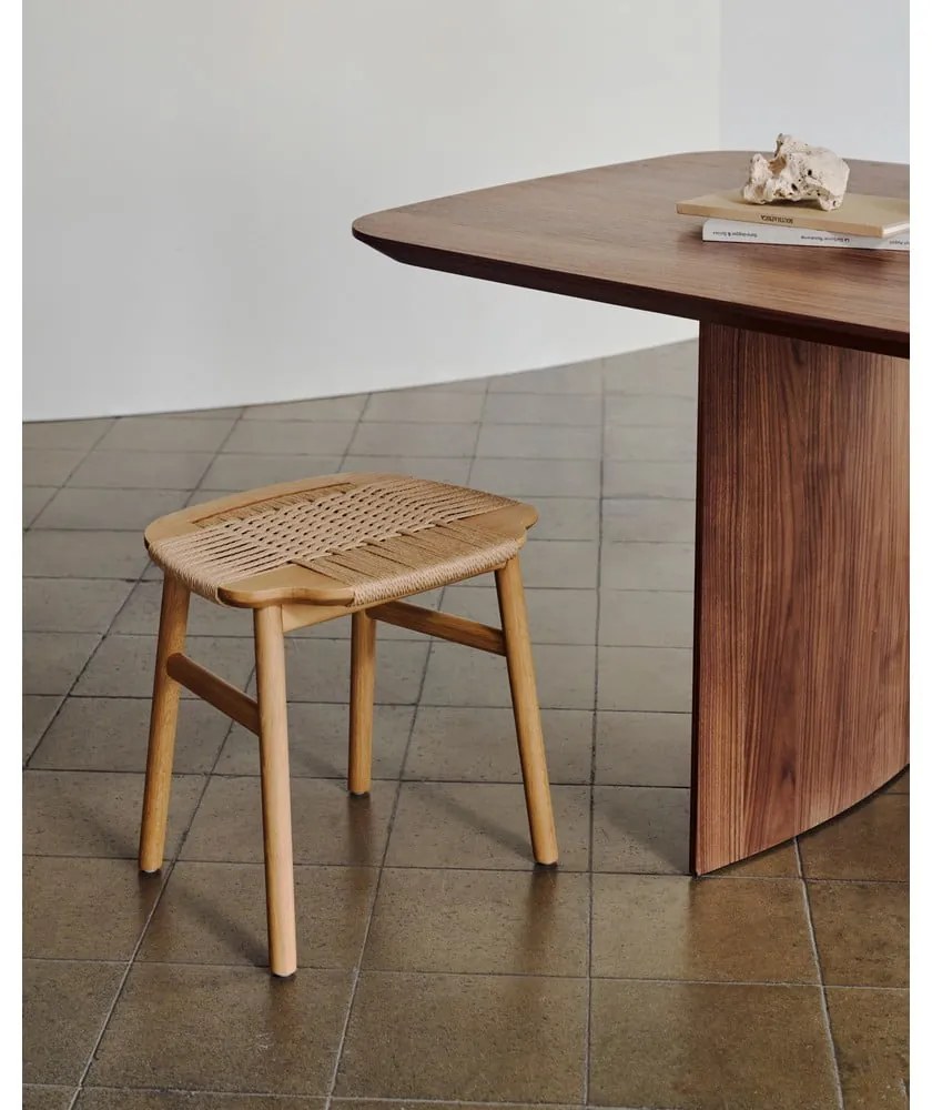 Natúr színű ülőke Enit – Kave Home