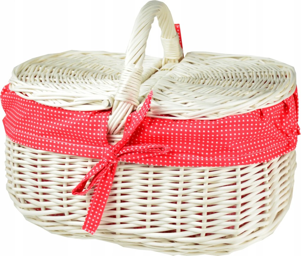 Piknikkosár fonott Piknikkosár XXL-es méret