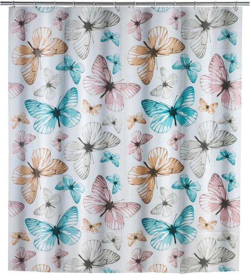 Butterfly zuhanyfüggöny, 180 x 200 cm - Wenko