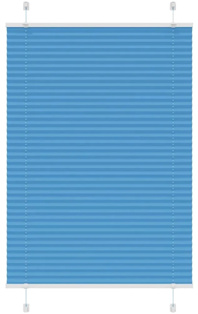pliszírozott redőny kék 100x150 cm szövetszélesség 99,4 cm