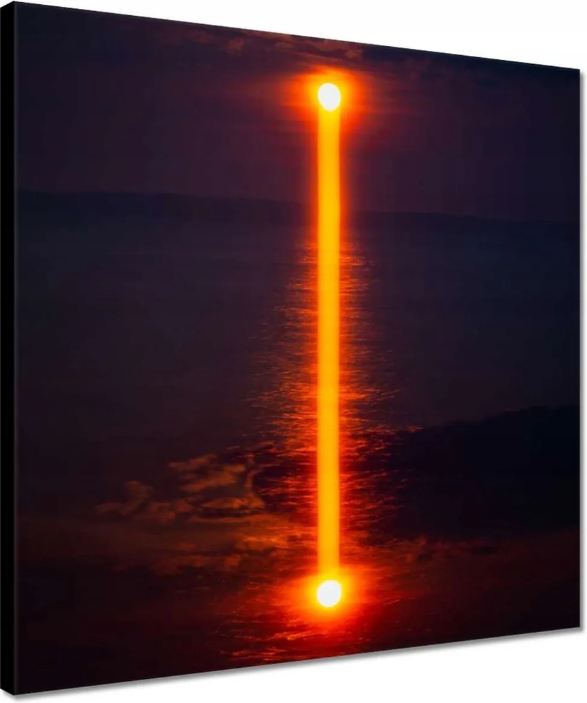 Vászonkép 40x40 Naplemente tükröződés