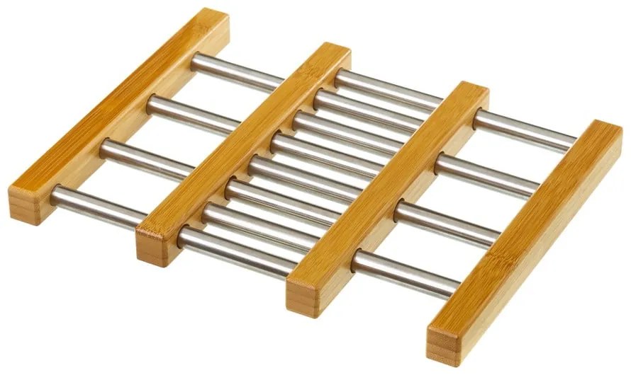 Állítható edényalátét bambuszból és acélból - Casa Selección