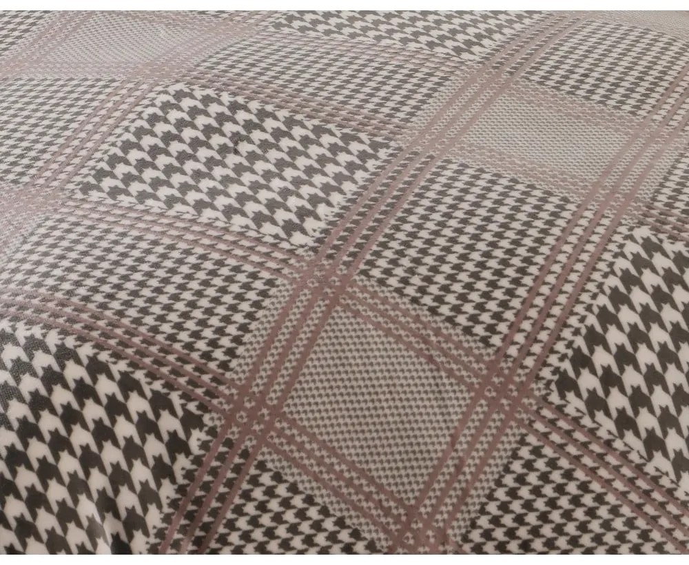 Szürke egyszemélyes mikroplüss ágyneműhuzat 140x200 cm – My House