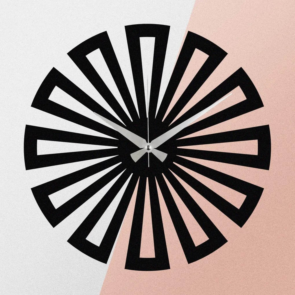 Enzoclock fém falióra, 48×48 cm – S003