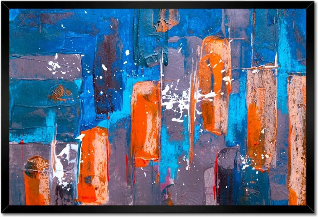 Poszterek keretben 60x40 Absztrakt Kályha