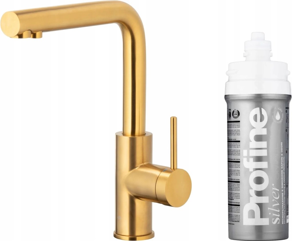 Kfa Konyhai Csaptelep Duero Pure Basic, Arany Profine Silver Small Szűrő