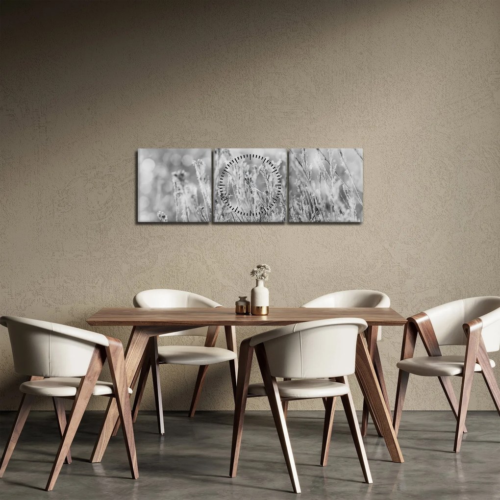 Kép - Hideg tél (órával) (90x30 cm)