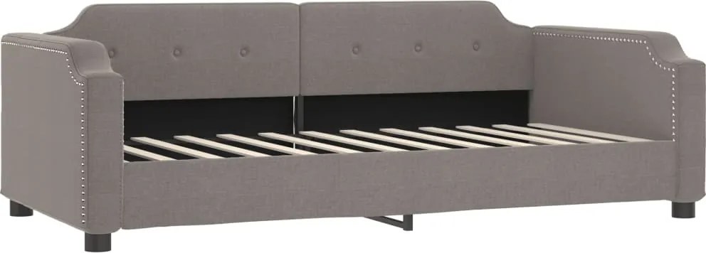 vidaXL tópszínű szövet kanapéágy 90 x 200 cm