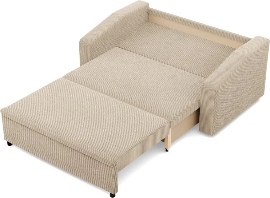 Zeus kanapé, kordbársony, hab töltet, döntött kartámasz, bézs