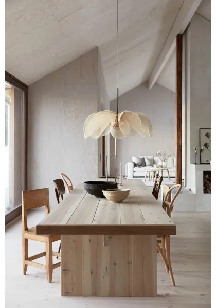 Markslöjd 108661 - Csillár zsinóron STYRKA 1xE27/40W/230V átm. 75 cm bézs