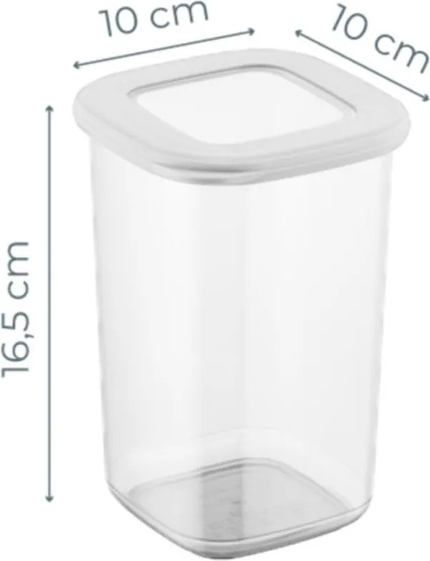 BNMPOLYWS12-12 12 darabos 1200 ml ételtároló doboz készlet