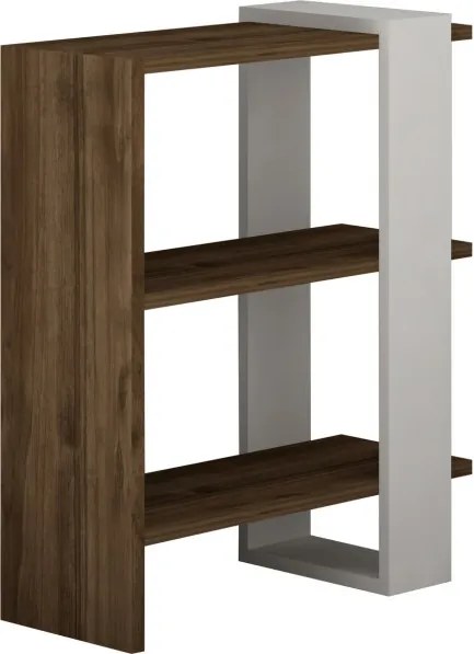 Gaye nappali bútorszett, dió-fehér, 120 cm