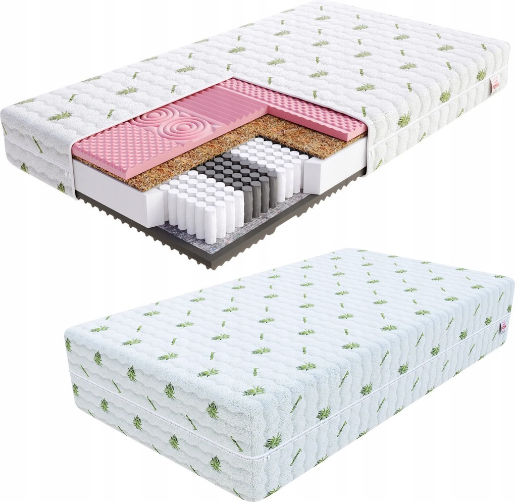 Mallorca matrac 180x200 22 cm H3/H4 Viso Kókusz Aloe Vera Tanúsítványok
