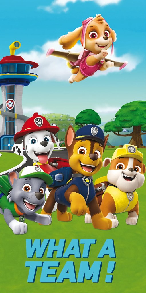 Baba törölköző PAW PATROL team 70X140cm Setino