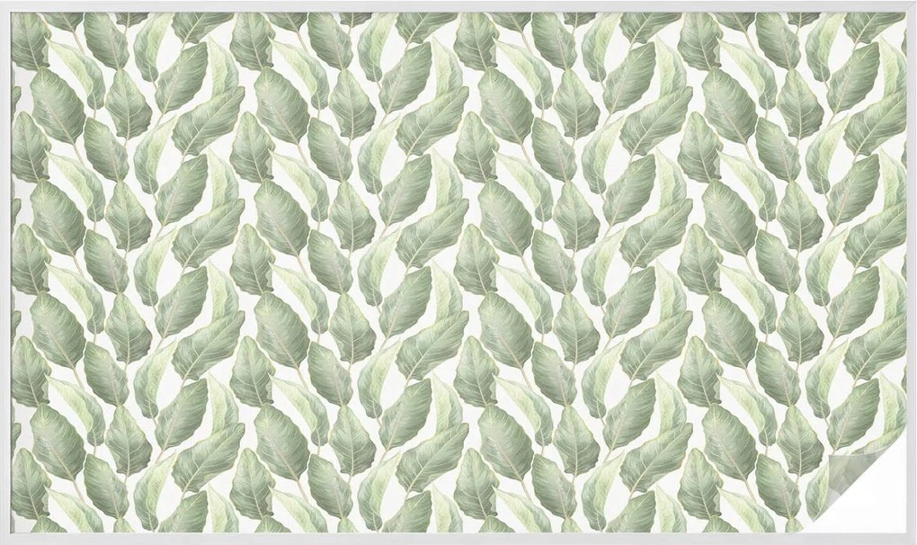 Öntapadós Ablakfólia Adatvédelem Zöld levelek 200x116