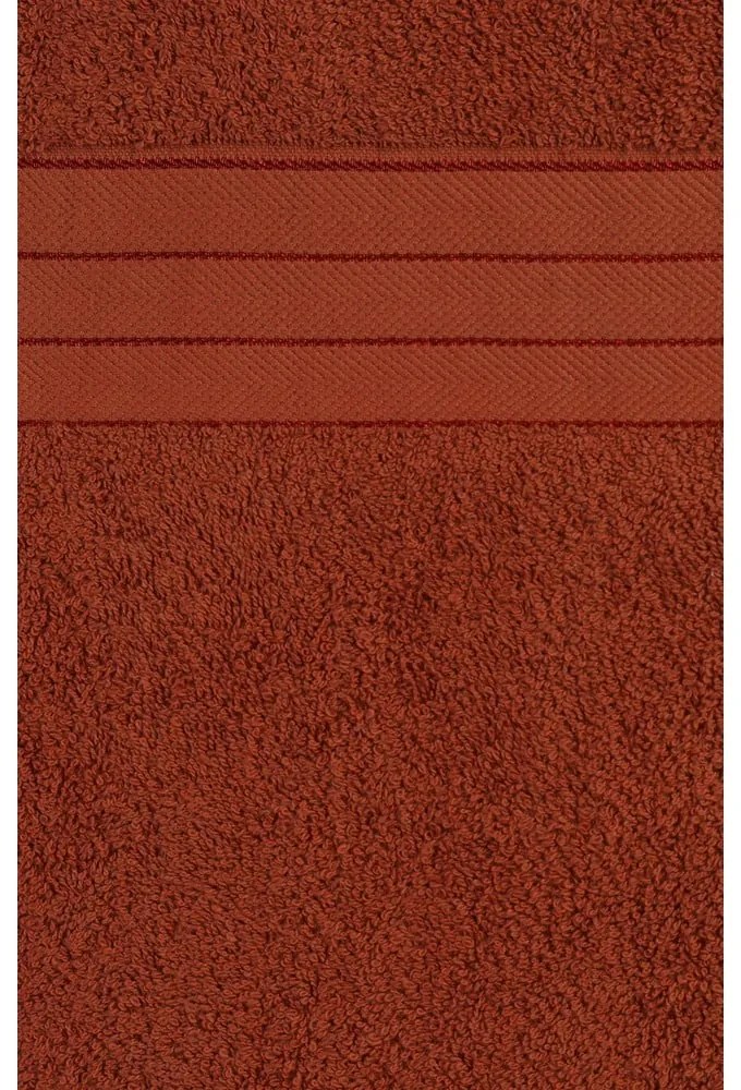 Téglavörös frottír pamut törölköző szett 4 db-os 50x100 cm – Good Morning