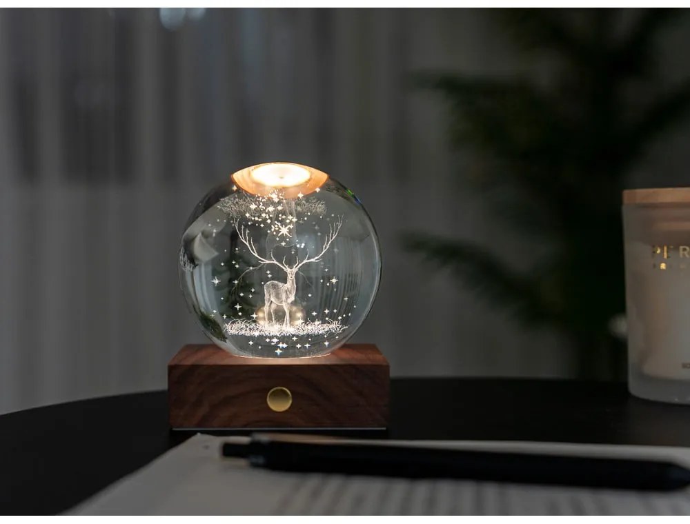 Sötétbarna USB fénydekoráció Amber – Gingko