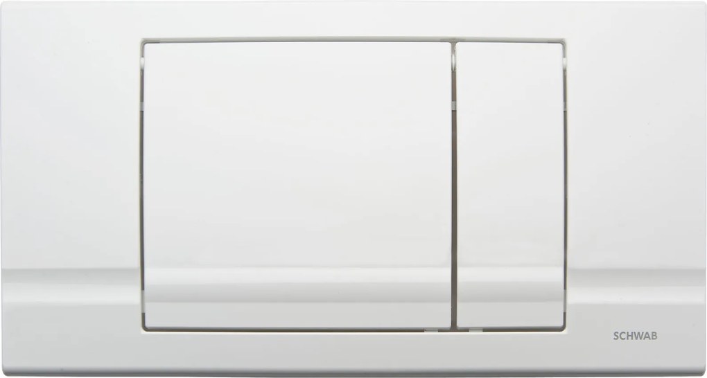 Schwab Nyomógomb Riva Duo Fehér 3/6L 182UP