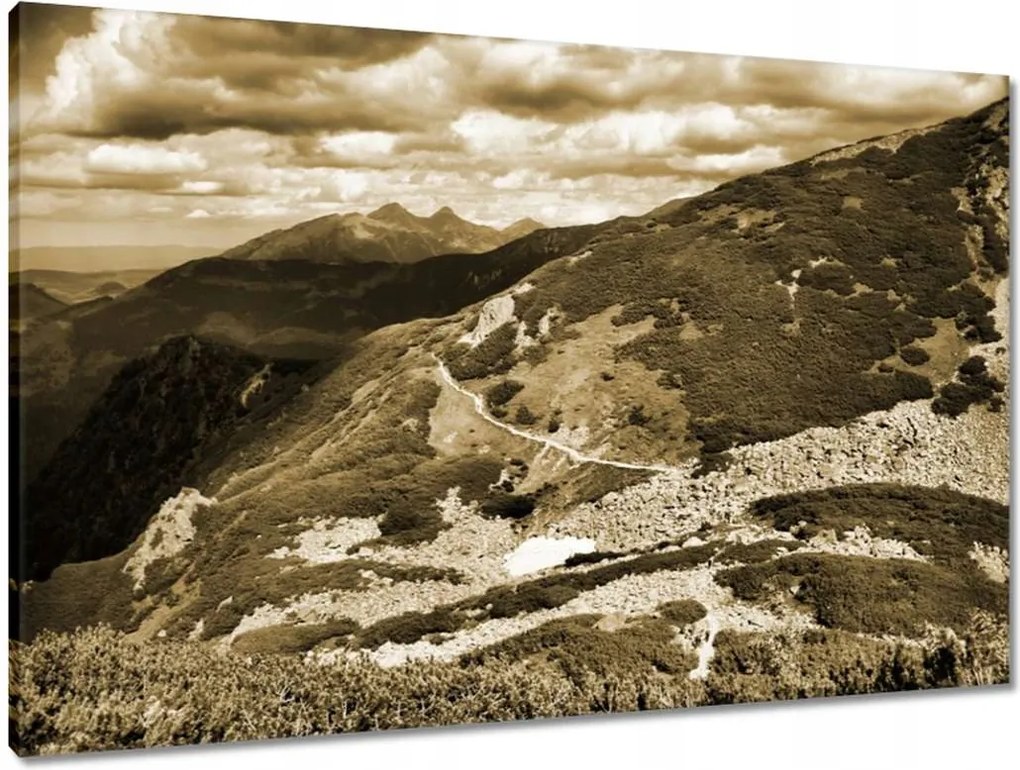 Vászonkép 90x60 Tátra Lengyel hegyek Kilátás