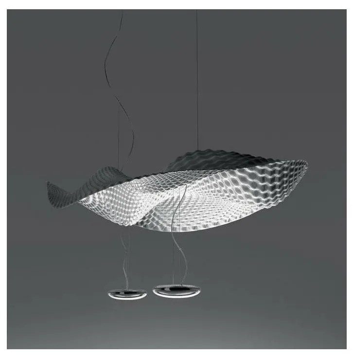 Artemide 1513010A - Csillár zsinóron COSMIC 2xR7s/11W/230V fényezett króm