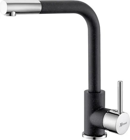LUX Metalac T03816 Mosogató Csaptelep - Szemcsés Fekete