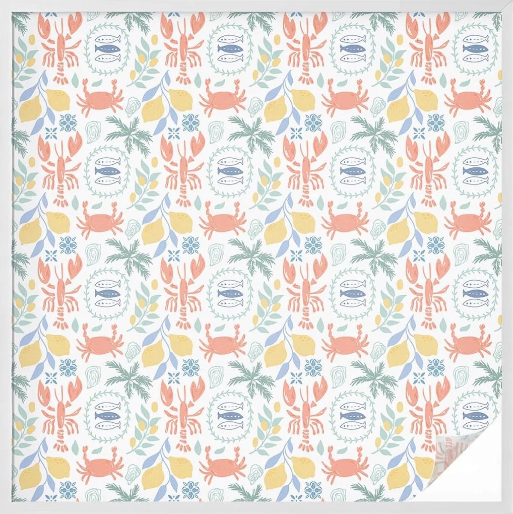 Szélvédőfólia Ablak Adatvédelem Tengeri motívumok 100x100