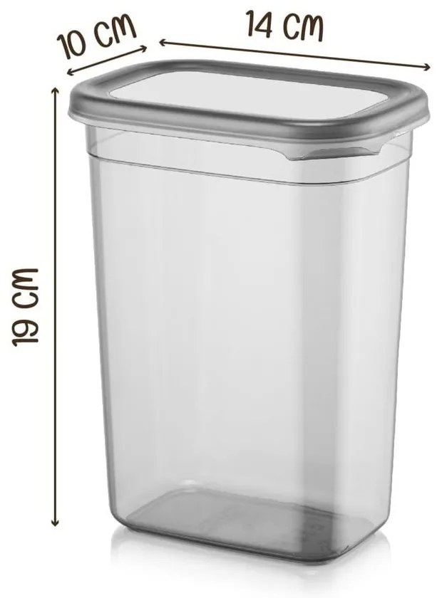 Élelmiszertartó doboz szett 6 db-os Fresco – Hermia