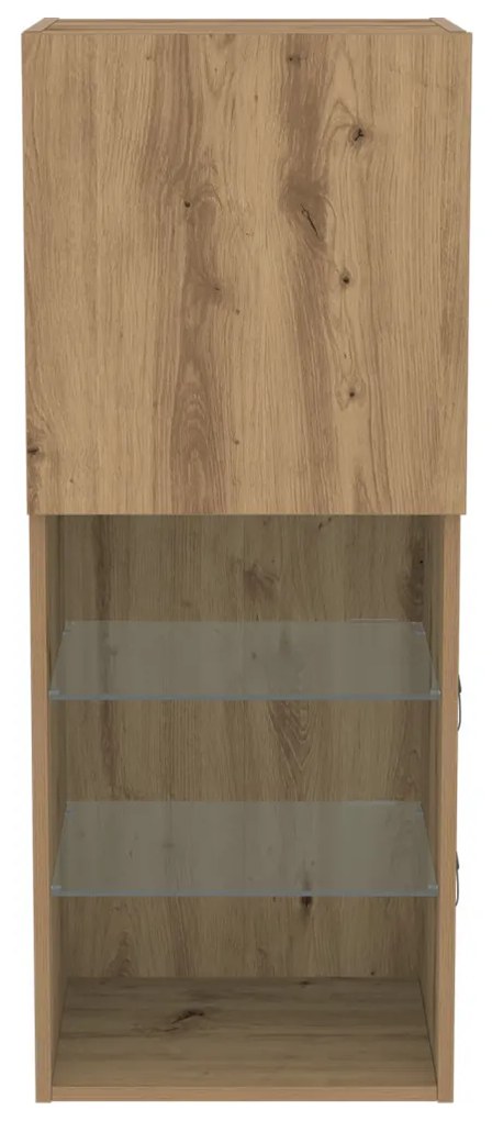 Falsítható TV Szekrény kézműves tölgy 40,5 x 30 x 102 cm