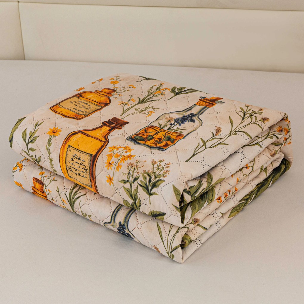 Ágytakaró APOTHECARY, krémszínű Méret: 220 x 240 cm