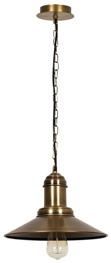 Bronzszínű függőlámpa fém búrával ø 30 cm Sivani – Opviq lights