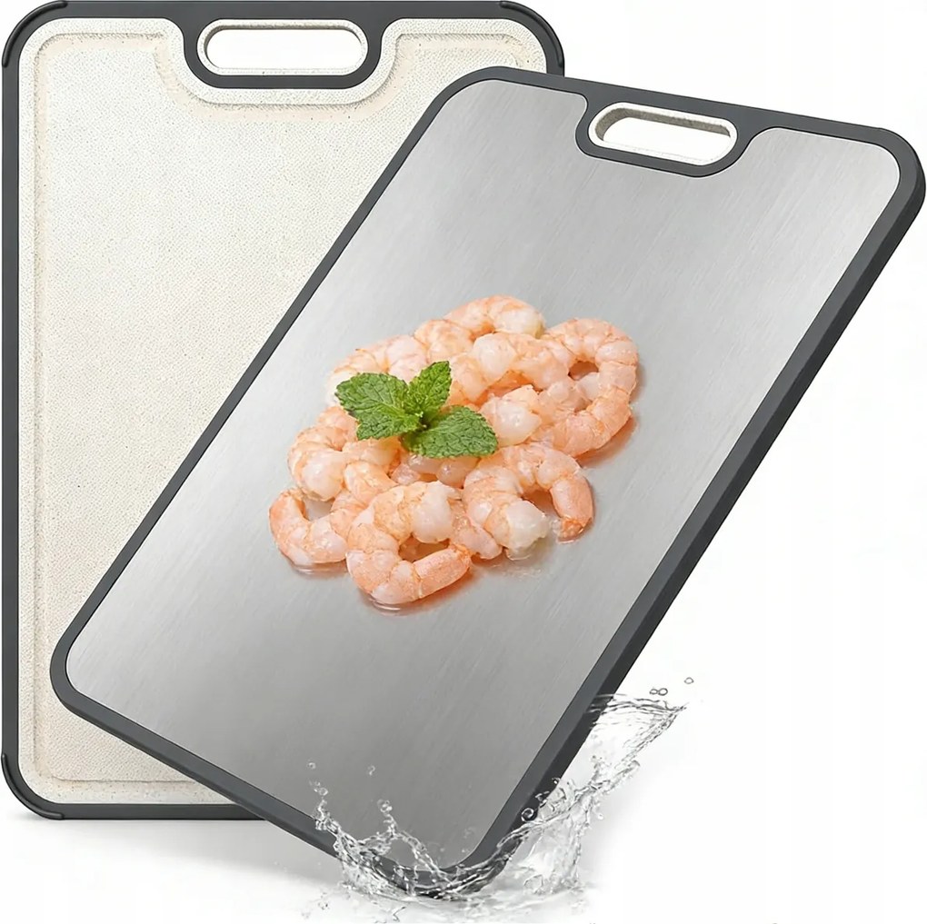 Titán vágódeszka, csúszásgátló, univerzális a konyhába