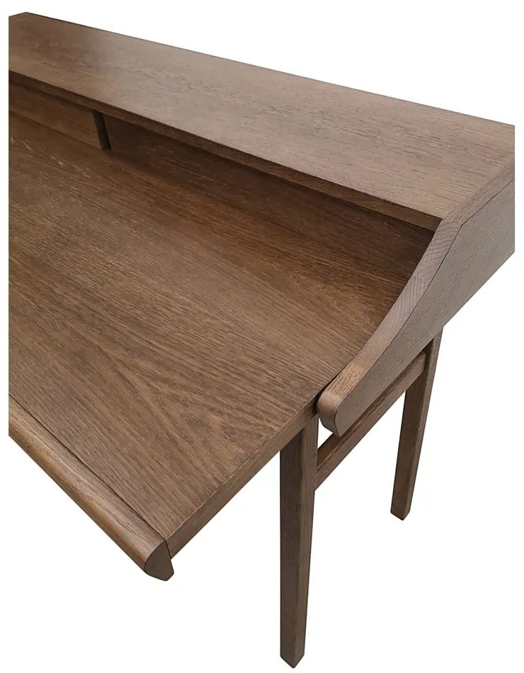 Carteret íróasztal kihúzható asztallappal, szélesség 115 cm - Woodman