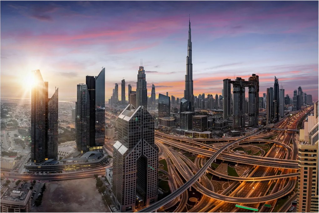 Kép - Dubai panorámája (90x60 cm)