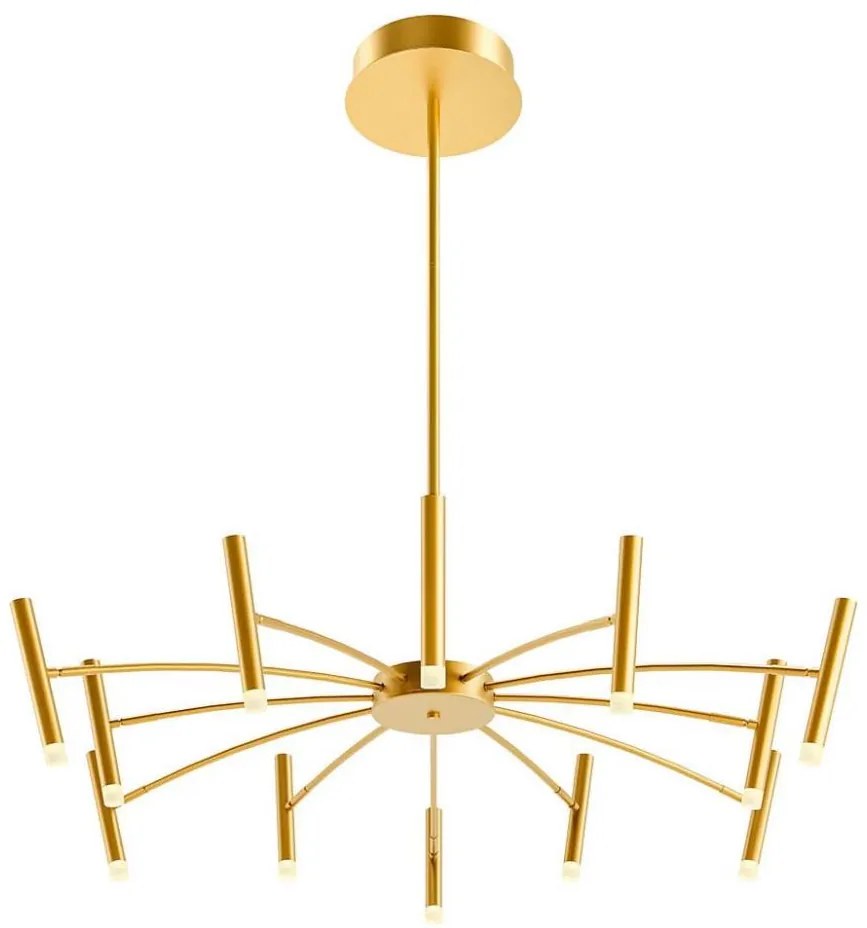 Redo 01-3448 - RAYEN dimmelhető LED rúdcsillár, 60W/230V, CRI 90, arany