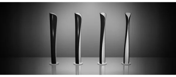 Artemide 1361010A - LED Állólámpa CADMO LED/44W/230V + 1xGU10/10W/230V fekete