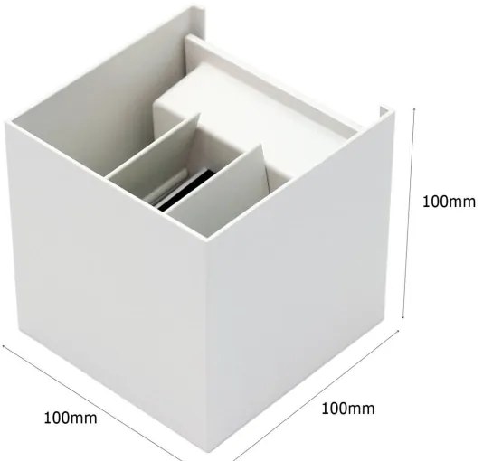 LED Kültéri fali lámpa 2xLED/3W/230V IP54 fehér