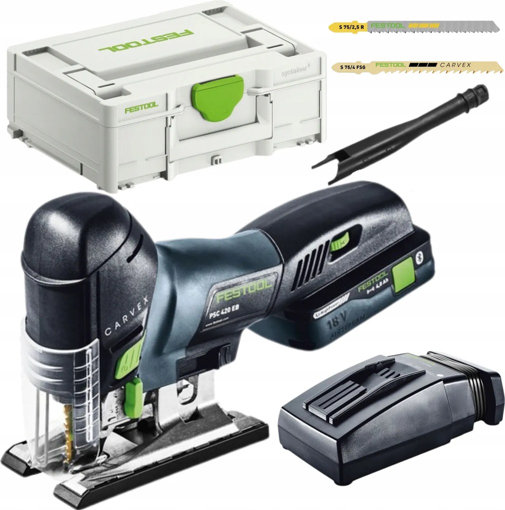 Szúrófűrész Festool Carvex Psc 420 Hpc 4,0 EBI-Plus Komplett Systainer