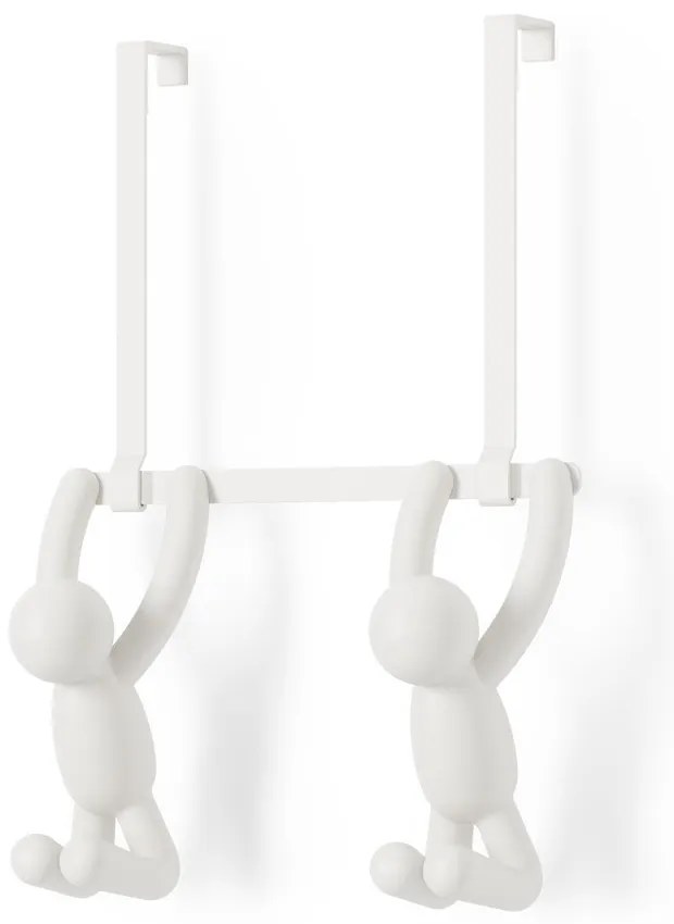 Fehér műanyag ajtófogas 22 cm Buddy – Umbra