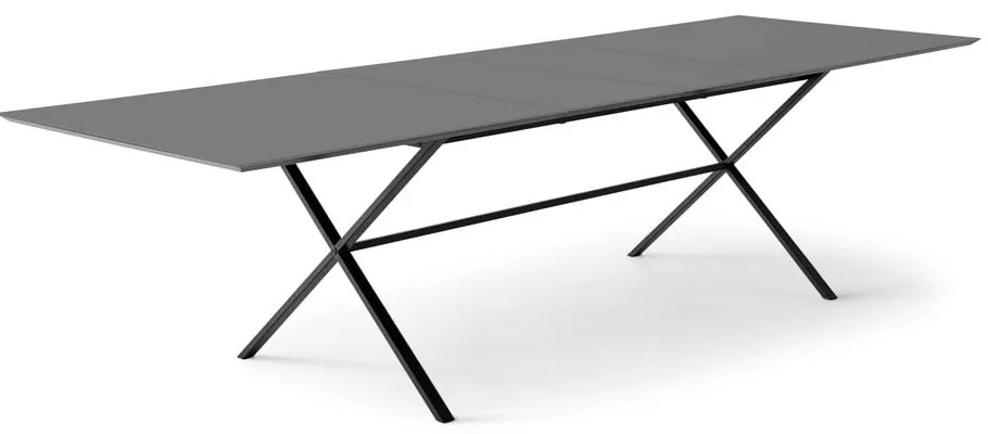 Antracitszürke bővíthető étkezőasztal 90x165 cm Meza – Hammel Furniture