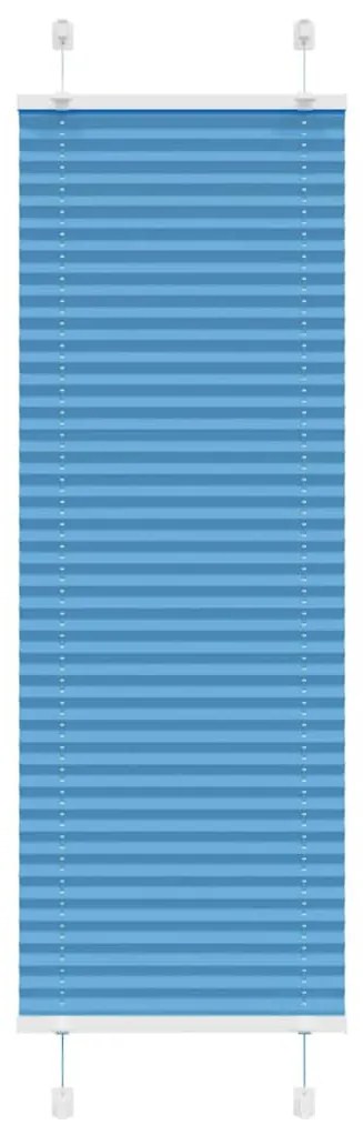 pliszírozott redőny kék 50x150 cm szövetszélesség 49,4 cm