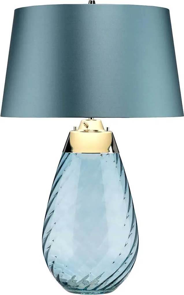 Elstead glamour modern asztali lámpa lena kacsa tojás kék elslena-tl-l-blue