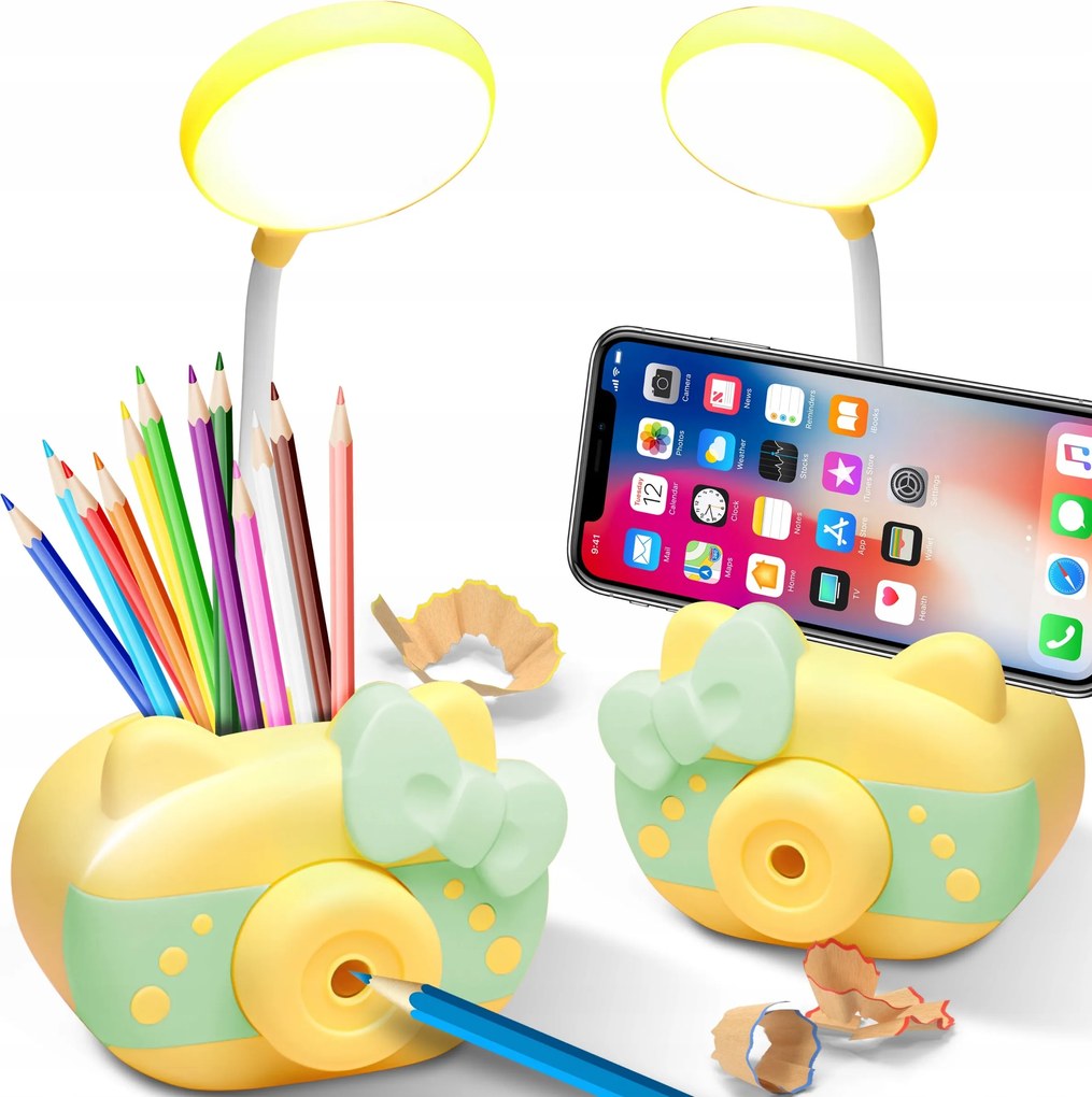 Asztali Lámpa Asztali Led Lámpa Hegyezővel Edénytartóval