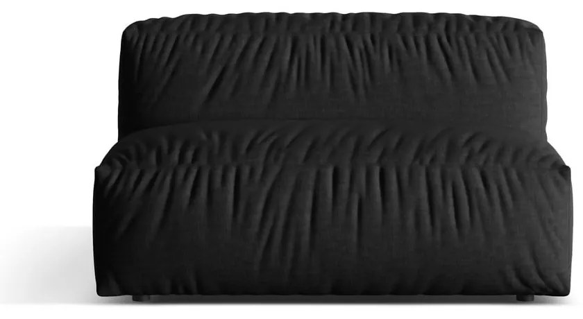 Fekete kanapé modul (középső rész) Martina – Micadoni Home