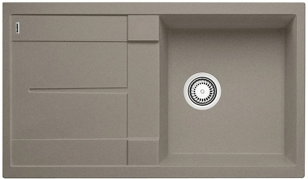 Blanco Metra 5 S gránit mosogató 86x50 cm barna 517349