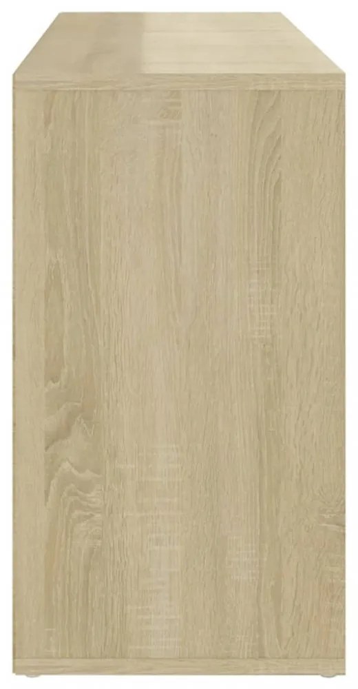 sonoma tölgy színű szerelt fa cipőtároló pad 103 x 30 x 54,5 cm