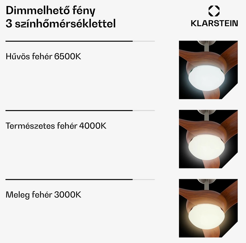 Monteverde mennyezeti ventilátor állítható fényerővel