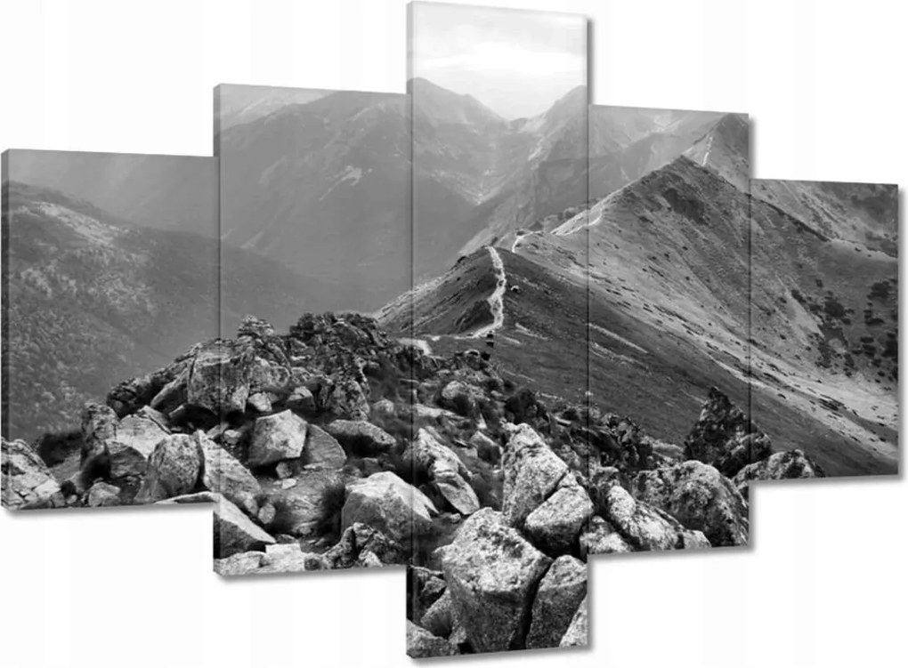 Képek 100x70 Tátra Lengyel hegyek Kilátás