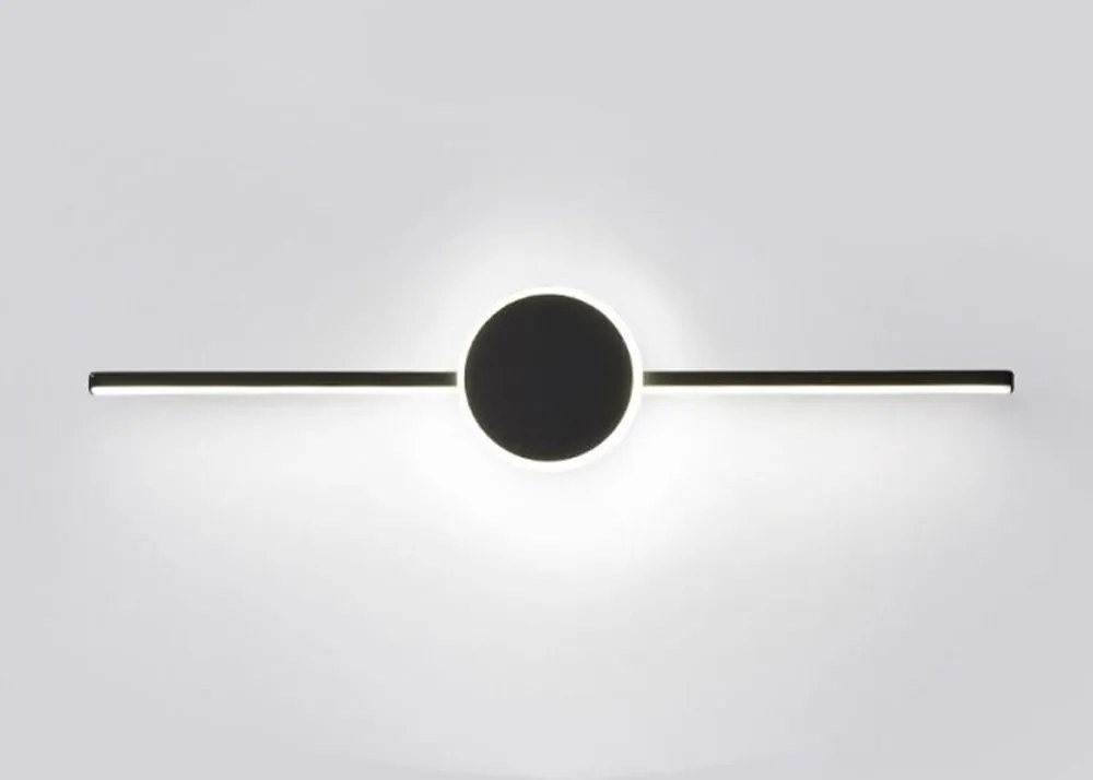 LED FÜRDŐLÁMPA TÜKÖR fölött Rea 80CM APP850-1W ROUND BLACK